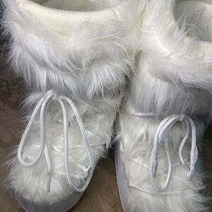 Furry boots
